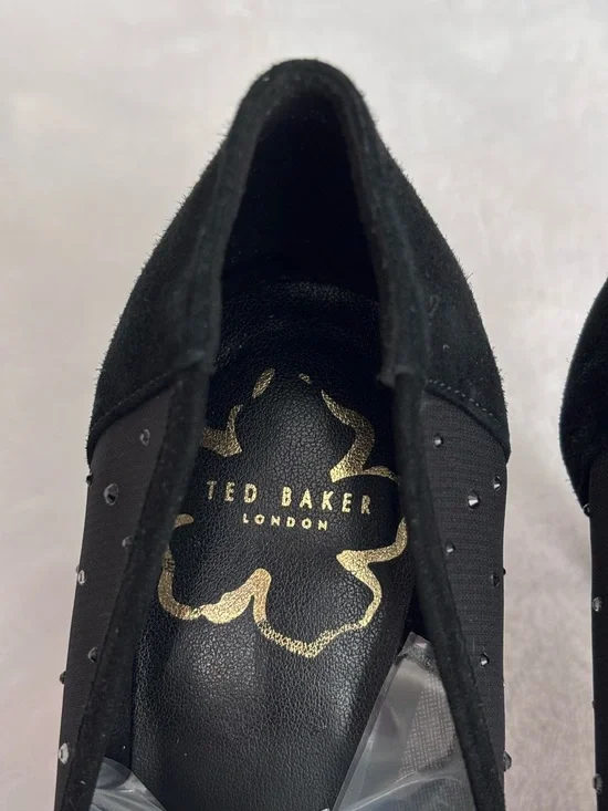 TED BAKER LONDON Ryalay Pointed Toe Diamante Crystal High Heel Pumps--6.5 - Picture 9 of 14